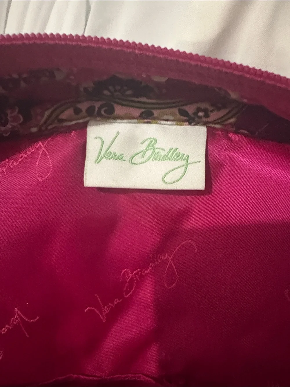 Vera Bradley Quilted Paisley Mini Backpack in Pink and Purple